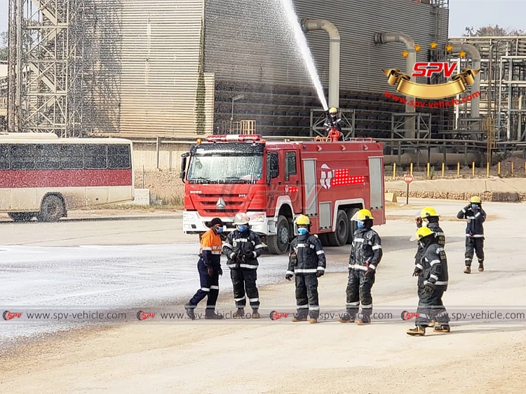 Foam Fire Tanker Sinotruk in Congo 2 Foam Fire Tanker Sinotruk in Congo 2